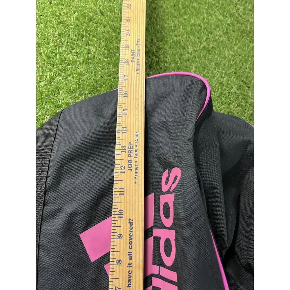 Adidas Small Diablo Duffel Bag‎ - Black with Pink Accents